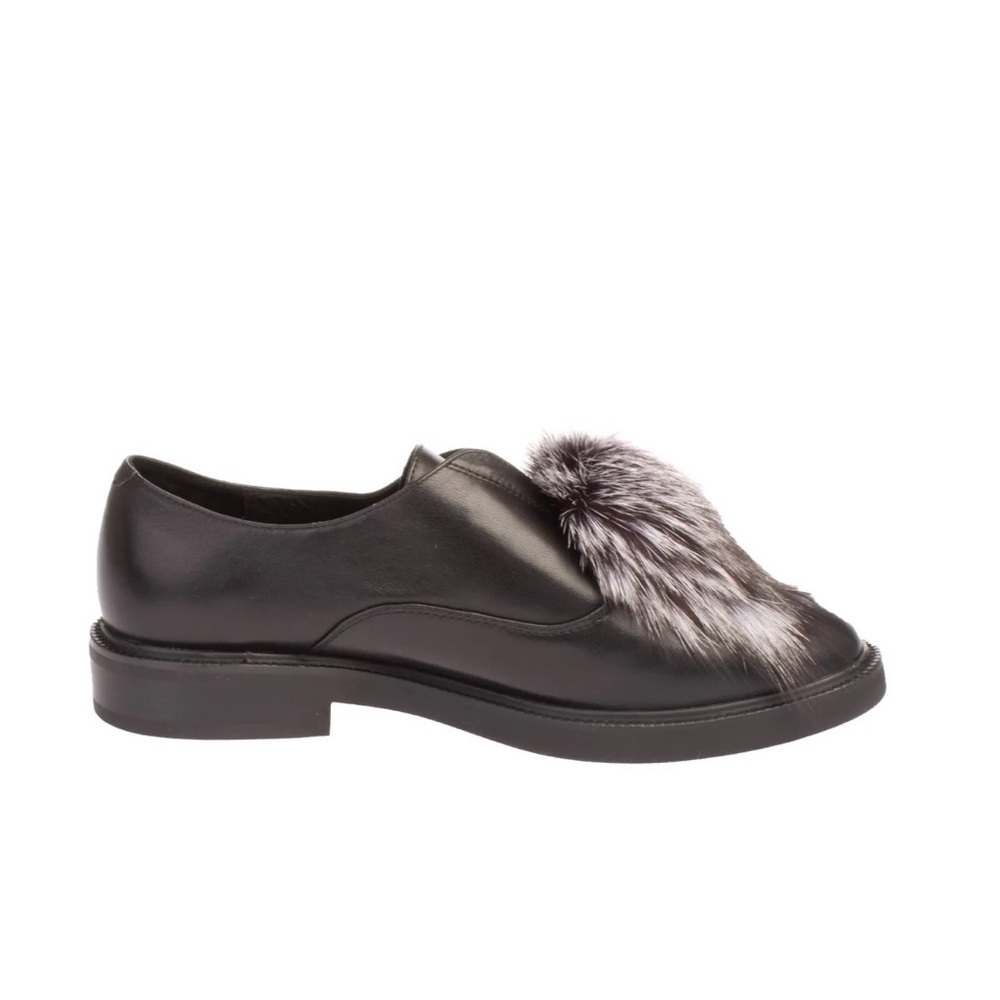 Emanuelle Vee Leather Loafter Shoes 37/7 - Picture 3 of 11